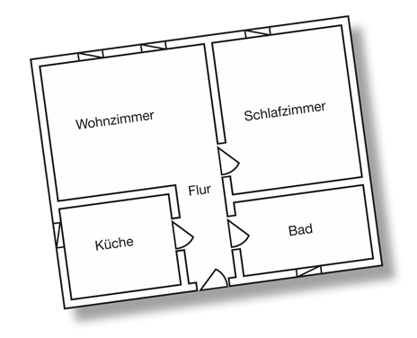Gutshof Skizze